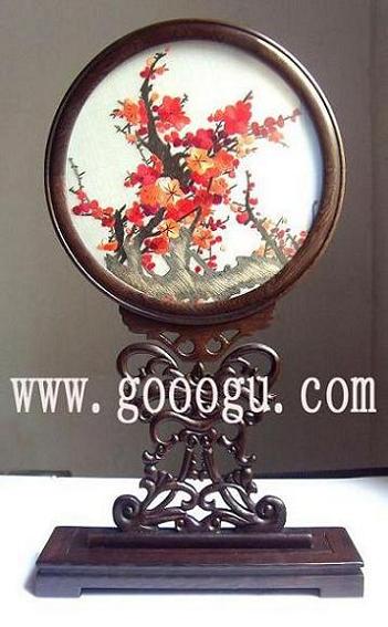 梅花雙面繡，梅花蘇繡，蘇州刺繡梅花